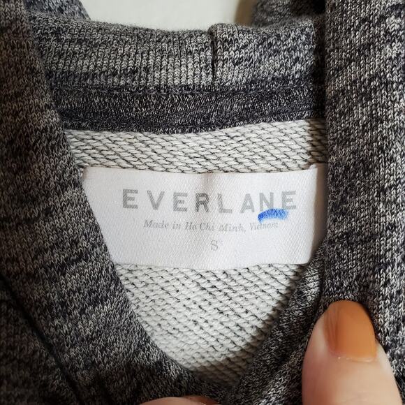 Everlane Men's Pullover Hooded Sweatshirt Gray Size S Athleisure Basic Hoodie - Picture 9 of 10